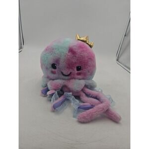 2 Scoops Tie-Dye Jellyfish w/ Crown Plush Sea Life Under the Sea